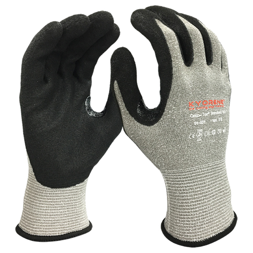 Gants r&eacute;sistants aux coupures, Taille Grand/9, Calibre 13, Rev&ecirc;tement Mousse de nitrile, Enveloppe en Kyorene, ANSI/ISEA 105 niveau 3/EN 388 niveau C Absolute Business Supply