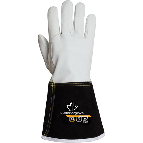 Gants de soudage 399GKGL5 Endura, Cuir fleur de ch&egrave;vre, Taille Moyen Absolute Business Supply