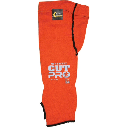 Memphis&reg; Sleeves, Kevlar&reg;, 14", ASTM ANSI Level A5, Orange Absolute Business Supply