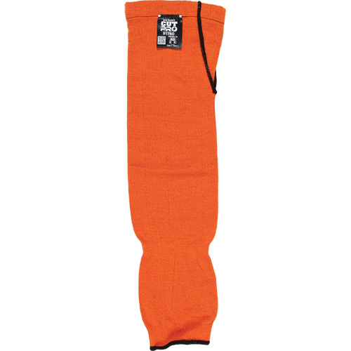 Manches Memphis avec trou pour le pouce, Kevlar, 18", ASTM ANSI niveau A5, Orange Absolute Business Supply