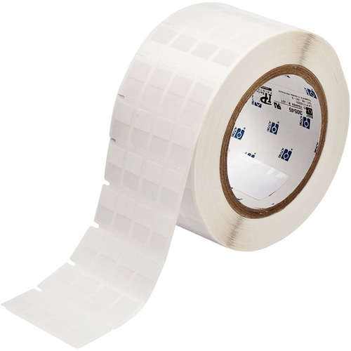 &eacute;tiquettes autoplastifiantes pour c&acirc;bles & fils de s&eacute;rie Core, Vinyle, 0,5" lo x 0,75" h, Transparent Absolute Business Supply