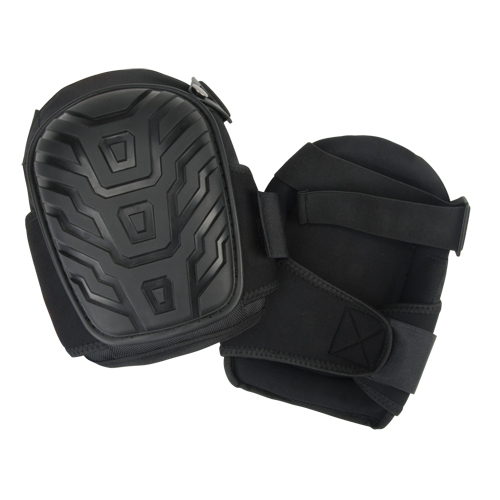 Genouill&egrave;res &agrave; coquille en PVC, Style Boucle/Boucles et crochets, Prot&egrave;ge-genoux Plastique, Tampons Mousse Absolute Business Supply