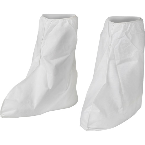 Couvre-botte jetable KleenGuard A40, Taille unique, Microporeux, Blanc Absolute Business Supply
