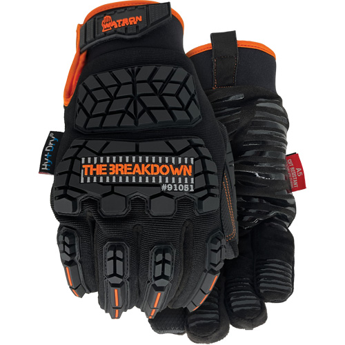 91051 The Breakdown Gloves, Size Medium, PVC Coated, Cutshield Shell, ANSI/ISEA 105 Level 4 Absolute Business Supply