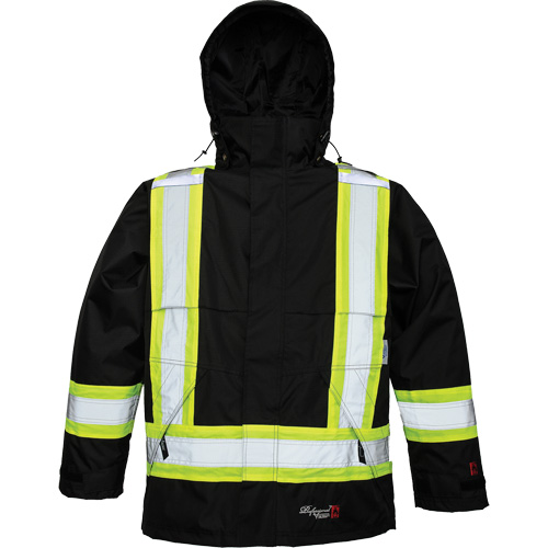 Journeyman Jacket, Polyester/Polyurethane, Black, Small Absolute Business Supply