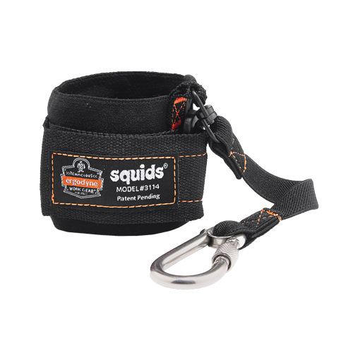 Squids&reg; 3114 Pull-On Wrist Lanyard with Carabiner Absolute Business Supply