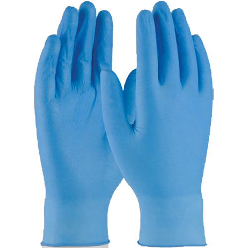 Disposable Gloves, Small, Nitrile, 4-mil, Powder-Free, Blue Absolute Business Supply