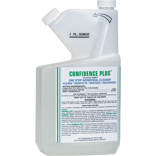 Confidence Plus Germicidal Respirator Cleaner, Liquid Absolute Business Supply