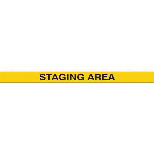 Tough-Mark Heavy-Duty Floor Marking, Rectangle, 48" L x 2" W, Yellow, Polyethylene Absolute Business Supply