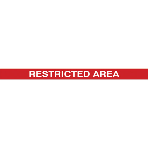 Tough-Mark Heavy-Duty Floor Marking, Rectangle, 48" L x 2" W, Red, Polyethylene Absolute Business Supply