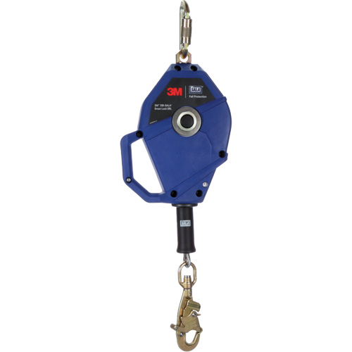 Cordage de s&eacute;curit&eacute; autor&eacute;tractable avec verrouillage intelligent, 30', Acier galvanis&eacute;, Pivotant Absolute Business Supply