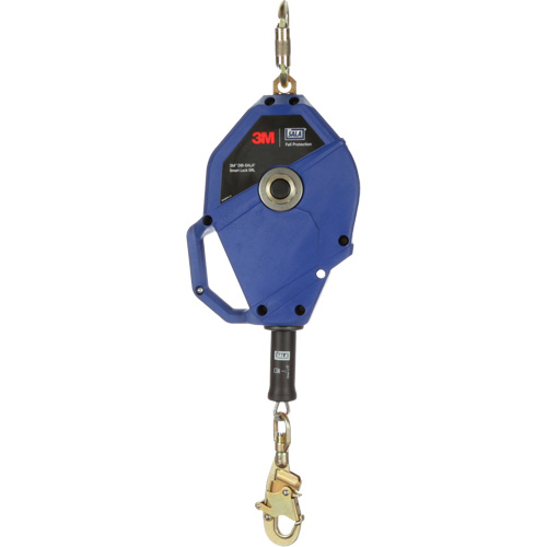 Cordage de s&eacute;curit&eacute; autor&eacute;tractable avec verrouillage intelligent, 50', Acier galvanis&eacute;, Pivotant Absolute Business Supply