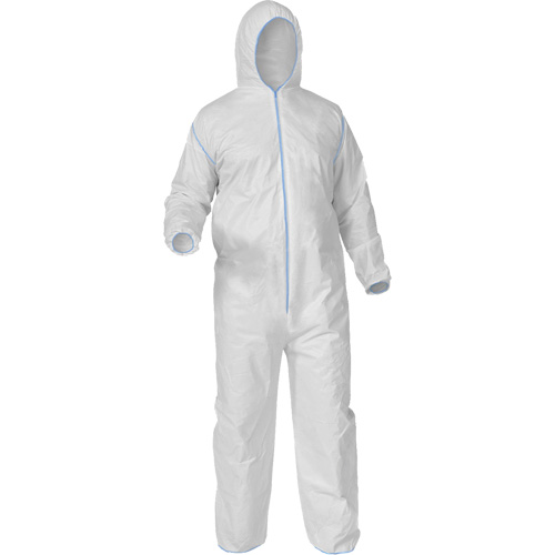 Protective Coveralls, Medium, White, Microporous Absolute Business Supply