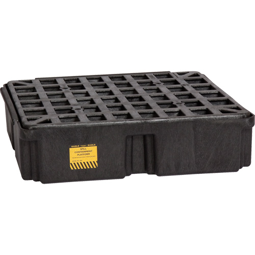 Modular Spill Platform, 15 US gal. Spill Capacity, 26" x 26.25" x 6.5" Absolute Business Supply