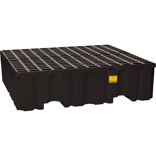 Palette de confinement des d&eacute;versements, Capacit&eacute; de d&eacute;versement 132 gal. US, 51" x 52,5" x 13,75" Absolute Business Supply