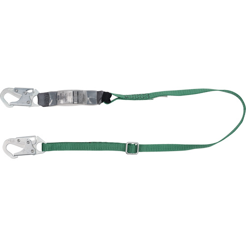V-Series Lanyard, 6', Snap Hook Center, Snap Hook Leg Ends, Polyester Absolute Business Supply
