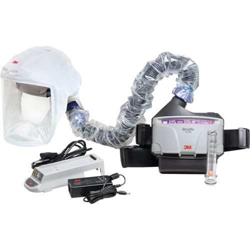 Versaflo PAPR Kit, Loose Fitting Hood & Faceshield, Lithium-Ion Battery Absolute Business Supply
