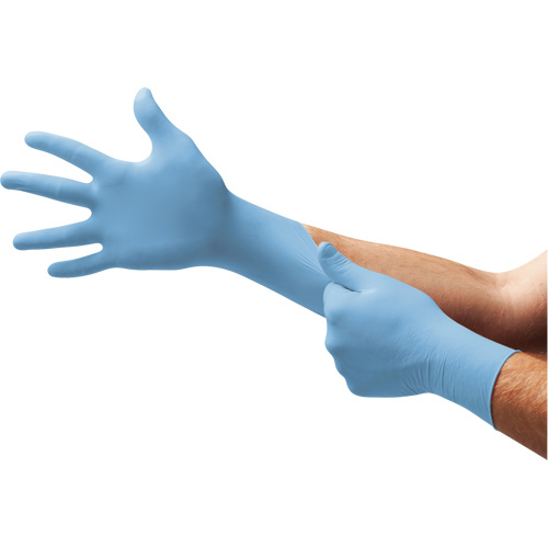 Xceed&reg; XC-310 Examination Gloves, X-Small, Nitrile, 4.3-mil, Powder-Free, Blue, Class 2 Absolute Business Supply