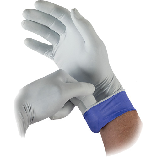 Lifestar EC&reg; LSE-104 Dual-Coloured Examination Gloves, Small, Nitrile, 5.5-mil, Powder-Free, White, Class 2 Absolute Business Supply