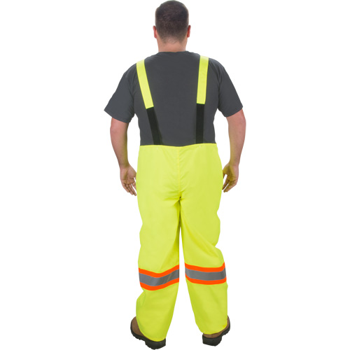 RZ1000 Rain Bib Pants, Polyester, Small, High Visibility Lime-Yellow Absolute Business Supply
