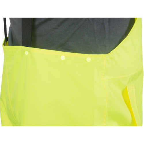 RZ1000 Rain Bib Pants, Polyester, Small, High Visibility Lime-Yellow Absolute Business Supply