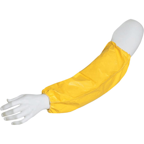 Disposable Sleeves, 18" long, Tychem&reg; 2000, Yellow Absolute Business Supply
