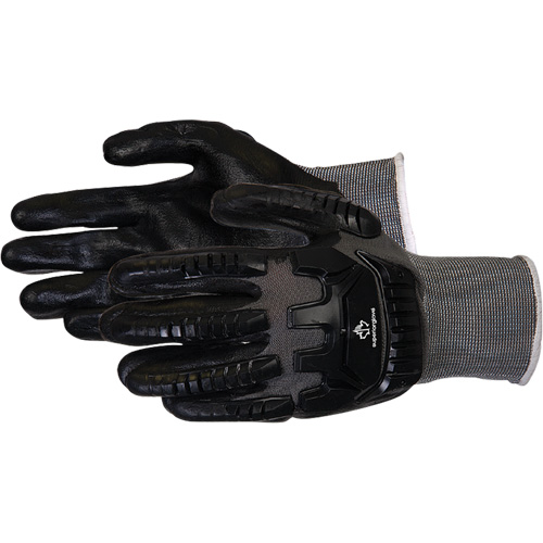 Dexterity&reg; Impact-Resistant Work Gloves, Small, Synthetic Palm, Knit Wrist Cuff Absolute Business Supply