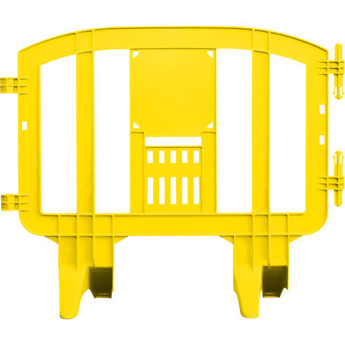 Barricade Minit, Emboîtables, 49" lo x 39" h, Jaune Absolute Business Supply