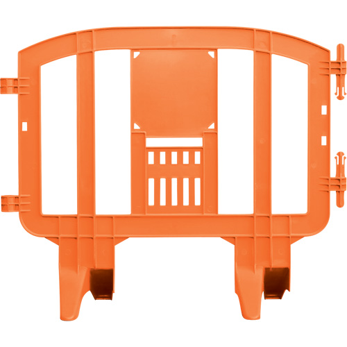 Minit Barricade, Interlocking, 49" L x 39" H, Orange Absolute Business Supply