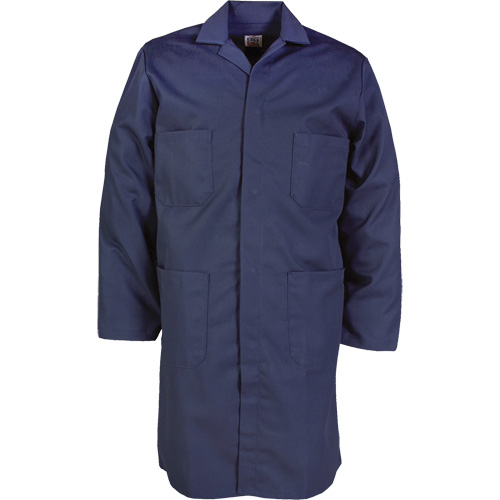 Sarrau de laboratoire, Poly-coton, 32, Bleu marine Absolute Business Supply