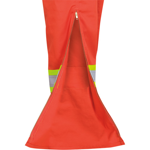 7705 FR-Tech&reg; High Visibility Coveralls, Size 36, Orange Absolute Business Supply