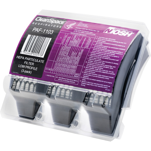 Low Profile HEPA Filters, Particulates, Pack of 3 Absolute Business Supply