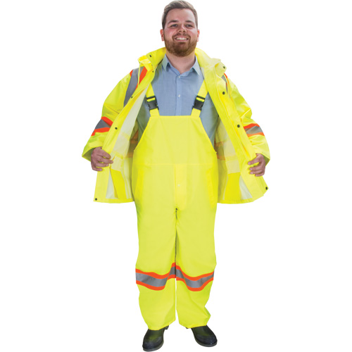 RZ1000 Rain Suit, Polyester, Small, High Visibility Lime-Yellow Absolute Business Supply