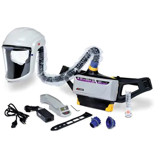 Versaflo Powered Air Purifying Respirator Painter's Kit, Headcover & Faceshield, Lithium-Ion Battery Absolute Business Supply