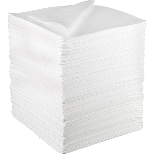 Tampon absorbant ol&eacute;ophile, Huile seulement, 19" x 17", 38,7 gal. d'absorption Absolute Business Supply