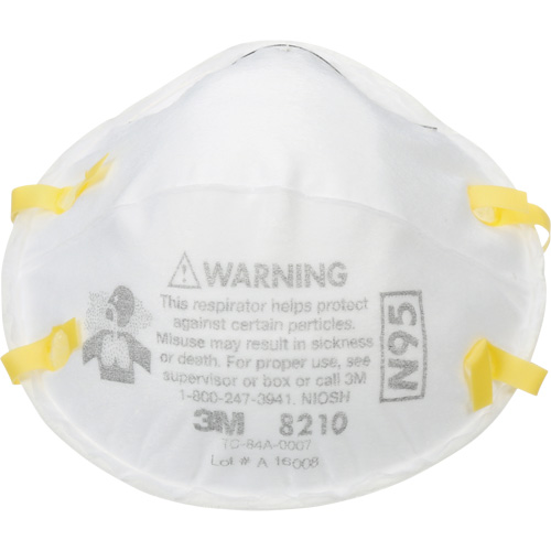 Respirateur contre les particules, N95, Certifi&eacute; NIOSH Absolute Business Supply