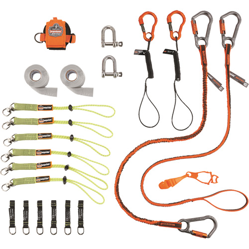 Trousse de longes de fixation d'outils pour monteurs d'&eacute;chafaudages 3187 Squids Absolute Business Supply