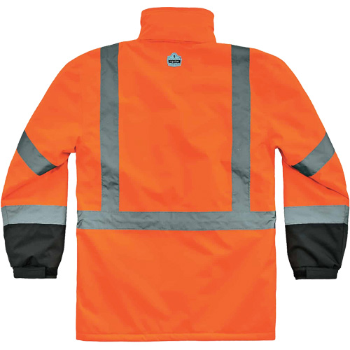 GloWear&reg; 8384 Type R Thermal Parka, High Visibility Orange, Large Absolute Business Supply