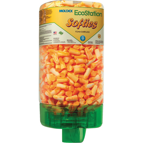 Trousse de d&eacute;marrage de distributeur de bouchons d'oreilles EcoStation Softies Absolute Business Supply