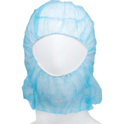 Cagoule jetable, Polypropyl&egrave;ne, Bleu Absolute Business Supply