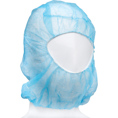 Cagoule jetable, Polypropyl&egrave;ne, Bleu Absolute Business Supply