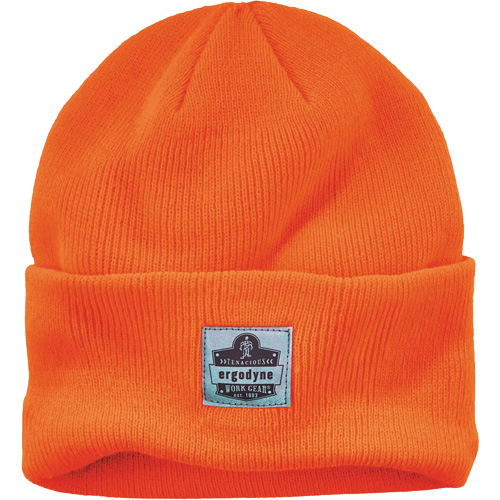 Bonnet en tricot c&ocirc;tel&eacute; N-Ferno, Taille unique, Orange Absolute Business Supply