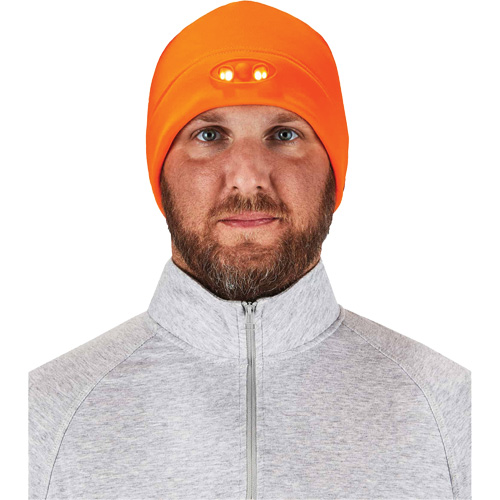 Bonnet N-Ferno &agrave; lumi&egrave;res DEL, Taille unique, Noir Absolute Business Supply
