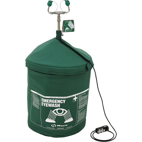Douche oculaire d'urgence portative en mat&eacute;riau tremp&eacute;, Pressuris&eacute;, Capacit&eacute; 15 gal., Conformit&eacute; ANSI Z358.1 Absolute Business Supply