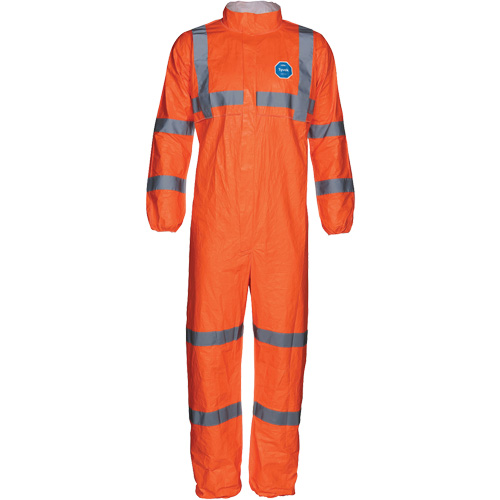 HV High Visibility Coveralls with Collar, Small, Orange, Tyvek&reg; 500 Absolute Business Supply