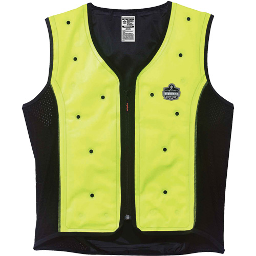Chill-Its&reg; 6685 Dry Cooling Vest, 4X-Large, High Visibility Lime-Yellow Absolute Business Supply