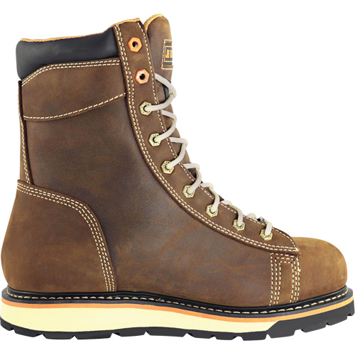 Rigger Work Boots, Leather, Steel Toe, Size 7, Impermeable Absolute Business Supply