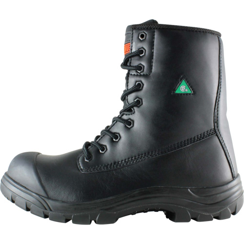 Storm Work Boots, Leather, Steel Toe, Size 7, Impermeable Absolute Business Supply