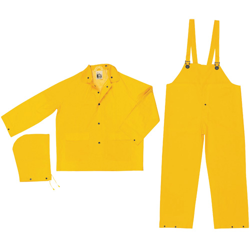 Ensemble imperm&eacute;able de s&eacute;rie classique, Polyester/PVC, 7T-Grand, Jaune Absolute Business Supply