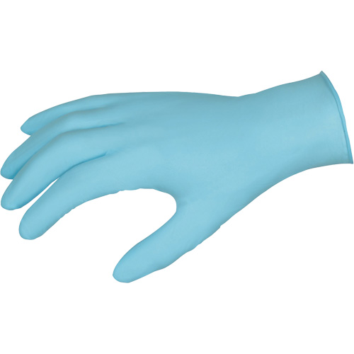 Gants jetables DuraShield, Grand, Nitrile, 3 mils, Sans poudre, Bleu Absolute Business Supply